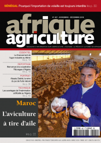 Afrique Agriculture 427 de novembre/décembre 2018