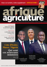 Afrique Agriculture 445 de novembre-décembre 2021