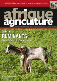 Supplément ruminants d'Afrique Agriculture 450 de septembre-octobre 2022