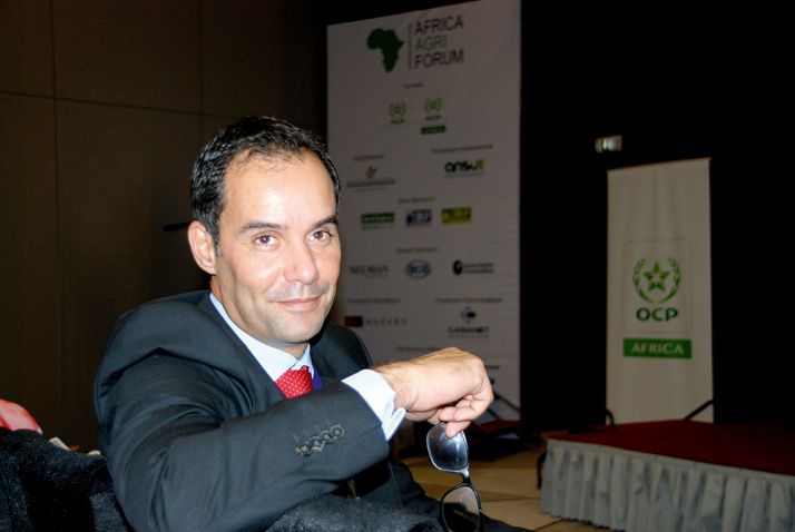 Karim Lotfi Senhadji,  directeur général  d’OCP Africa :  « Le continent utilise  quinze fois moins  d’engrais que la  moyenne mondiale ». 