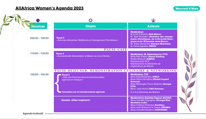 AWA 2023_Agenda mardi 8 mars