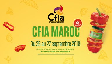 Le Carrefour des Fournisseurs de l’Industrie Agroalimentaire vous donne rendez-vous  du 25 au 27 septembre 2018 à Casablanca.