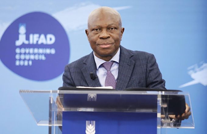 Gilbert Fossoun Houngbo est à la tête du Fonds international pour le développement agricole depuis 2017. Photo : Fida