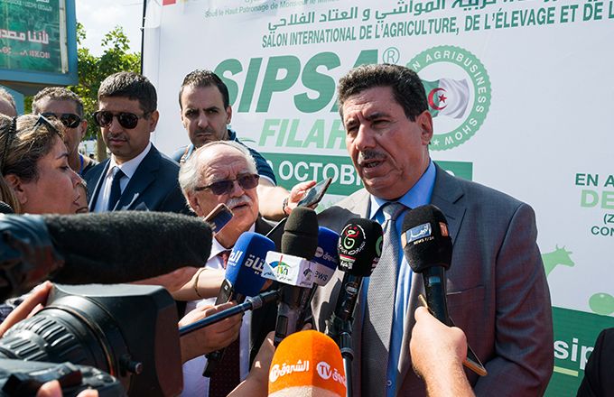 Lors de l’inauguration du Sipsa-Filaha 2019 à Alger. Photo : Sipsa-Filaha. Lors de l’inauguration du Sipsa-Filaha 2019 à Alger. Photo : Sipsa-Filaha.