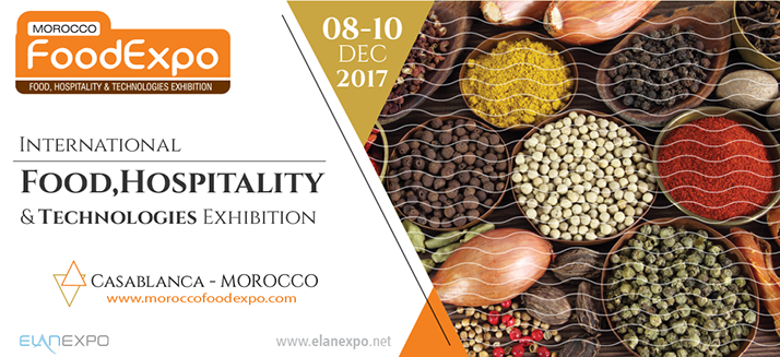 Morocco Food Expo 2017 du 8 au 10 décembre 2017 à Casablanca