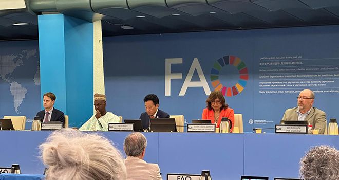 La 12e session de l’assemblée plénière du Partenariat mondial sur les sols (GSP) se tenait du 3 au 5 juin 2024 à Rome. Crédit : DR