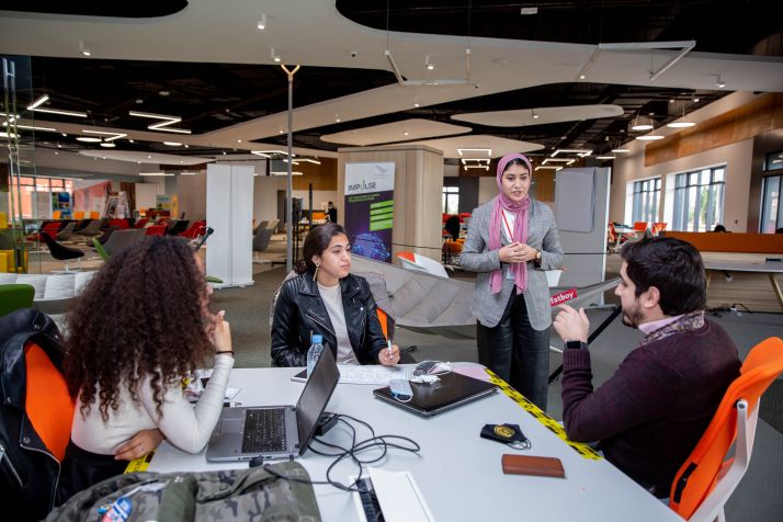 Workshop à Stargate, Campus de startups de l'UM6P, Benguérir, Maroc.