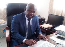 Bernard Gnenye Adou, directeur général de l’Office d’aide à la commercialisation des produits vivriers de Côte d’Ivoire. Photo : M. Camara