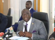 Kobenan Adjoumani, ministre de l'Agriculture de la Côte d'Ivoire. 